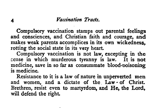 The Foundations & Effects of the Compulsory Vaccination Law (1892 ...